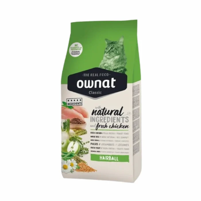 Ownat Classic Hairball Ração para Gato Ownat Classic Hairball Ração para Gato