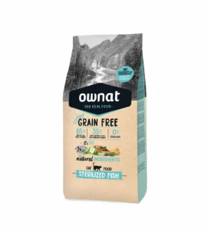 Ownat Just Grain Free Sterilized Fish Ração para Gato