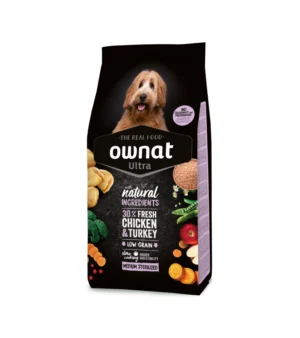 Ração para Cão Ownat Medium Esterilizado