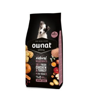 Ownat Ultra Medium Junior Ração para Cão