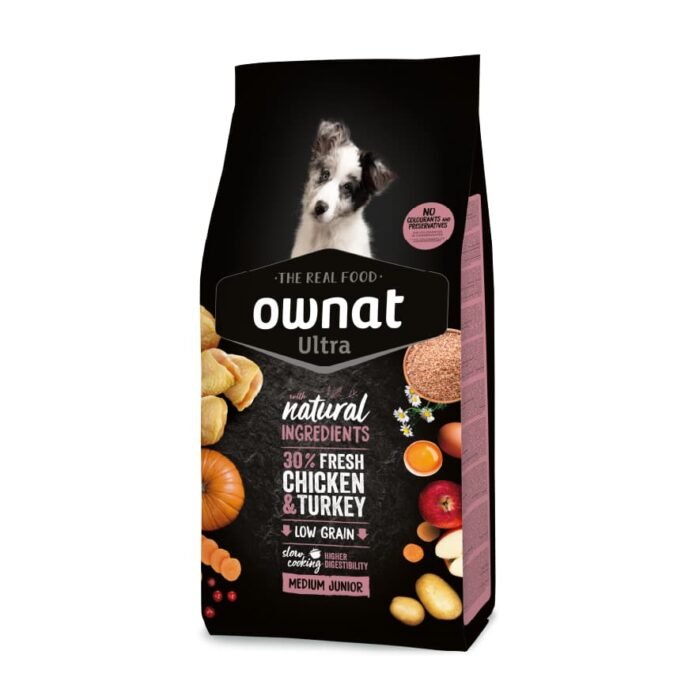 Ownat Ultra Medium Junior Ração para Cão Ownat Ultra Medium Junior Ração para Cão