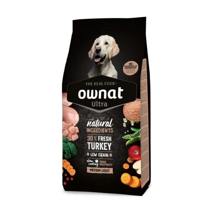 Ownat Ultra Medium Light Ração para Cão