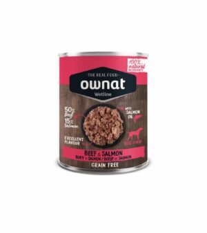 Ownat Wetline Beef and Salmon Ração Húmida para Cão