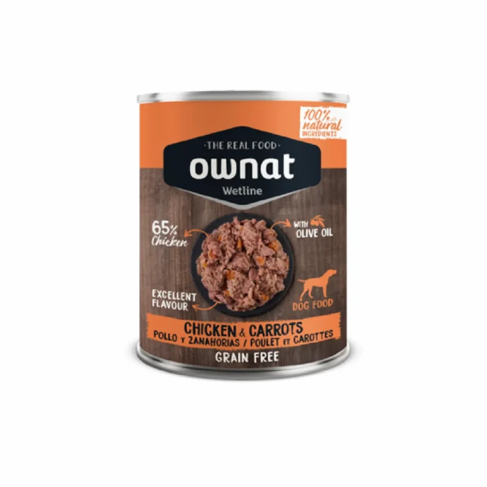 Ownat Wetline Chicken with Carrots Ração Húmida para Cão Ownat Wetline Chicken with Carrots Ração Húmida para Cão