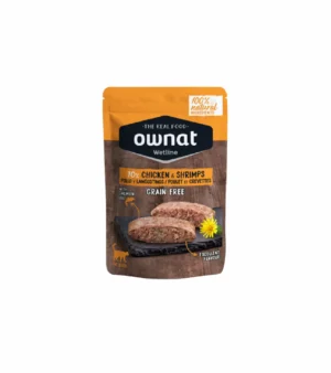 Ownat Wetline Frango & Camarão Ração Húmida para Gatos