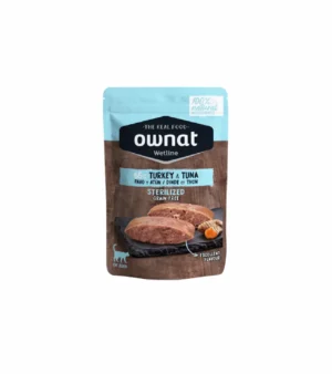 Ownat Wetline Sterilized Turkey & Tuna Ração Húmida para Gatos