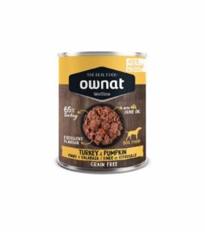 Ownat Wetline Turkey with Pumpkin Ração Húmida para Cão