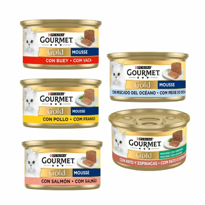 Ração Húmida para Gato Gourmet Gold Mousse Ração Húmida para Gato Gourmet Gold Mousse Gama