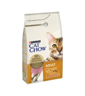 Ração Seca Gato Cat Chow Adulto Salmão