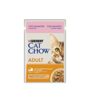 Ração húmida gato Cat Chow Adulto Salmão