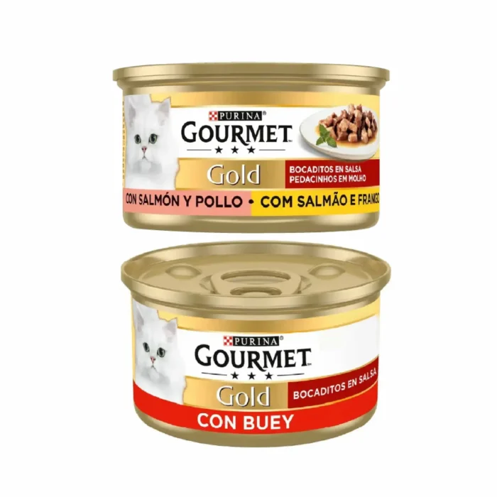 Ração Húmida para Gato Gourmet Gold Pedacinhos Ração Húmida para Gato Gourmet Gold Pedacinhos Gama