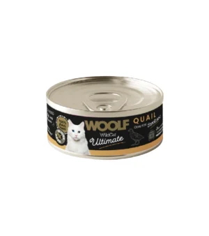 Ração Humida para Gato Woolf Ultimate Húmido Gato Esterilizado Codorniz