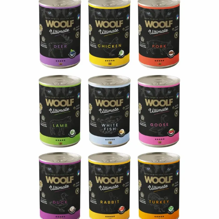 Woolf Ultimate Enlatada Ração Húmida para Cão Woolf Ultimate Enlatada Ração Húmida para Cão