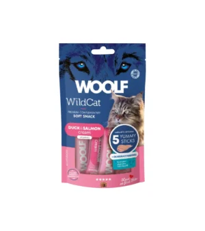 Woolf Wildcat Creme Pato e Salmão