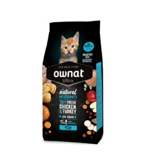 Ração para Gato Ownat Ultra Kitten
