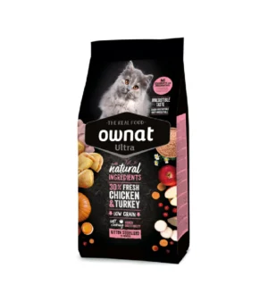 Ração para Gato Ownat Kitten Esterilizado