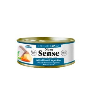 Ração Húmida para Gato Sense Esterilizado Peixe Branco e Vegetais