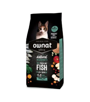 ração para gato ownat ultra ageing peixe