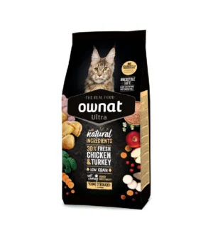 Ração para Gato Ownat Ultra Young Esterilizado
