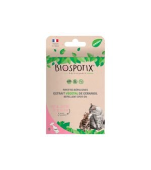Pipeta Antiparasitária Biospotix Gato - Geraniol