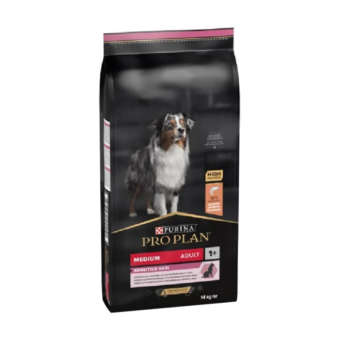 Pro Plan Medium Sensitive Skin Salmão Ração para Cão