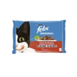 Comida Húmida para Gato Felix Original Seleção de Carnes