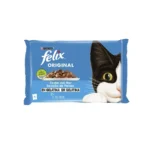 Comida Húmida para Gato Felix Original Seleção de Peixes