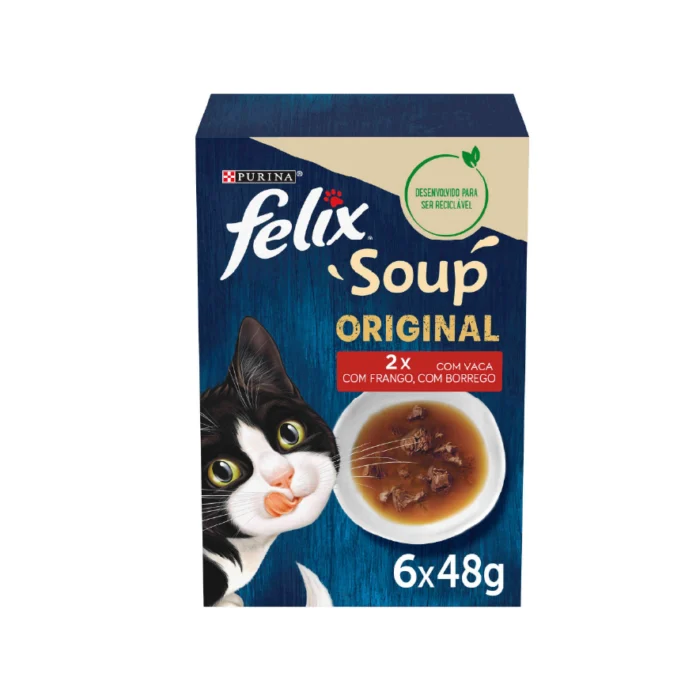 Sopa para Gato Felix Soup Seleção do Campo