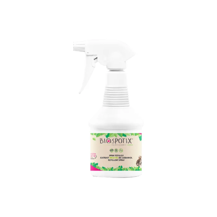 Spray Natural Repelente para Gatos – Geraniol