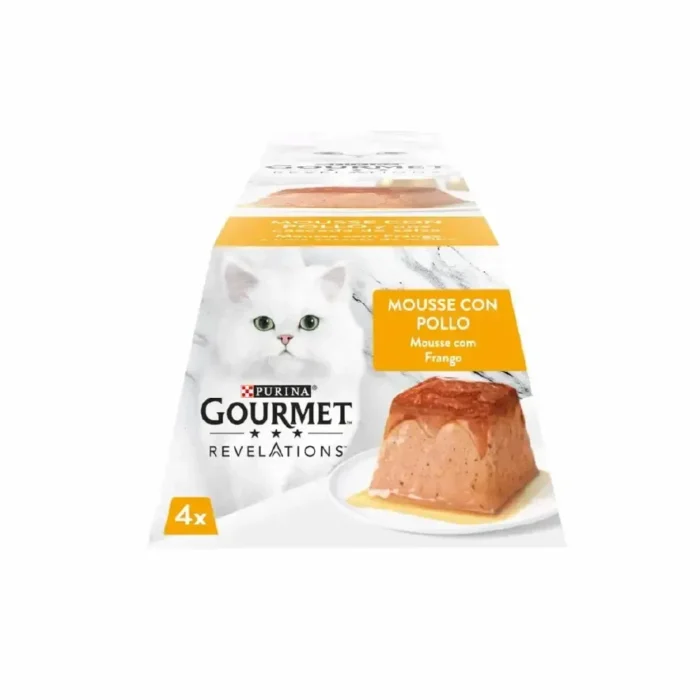 Gourmet Revelations Mousse Frango Ração Húmida para Gato