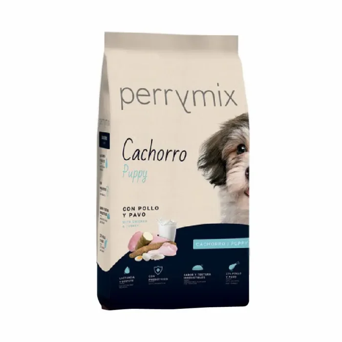 Perrymix Puppy Frango e Peru Ração para Cão