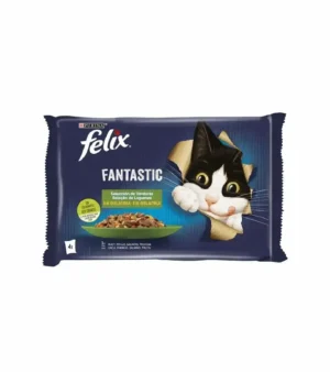 Felix Fantastic Seleção de Legumes Ração Húmida para Gato