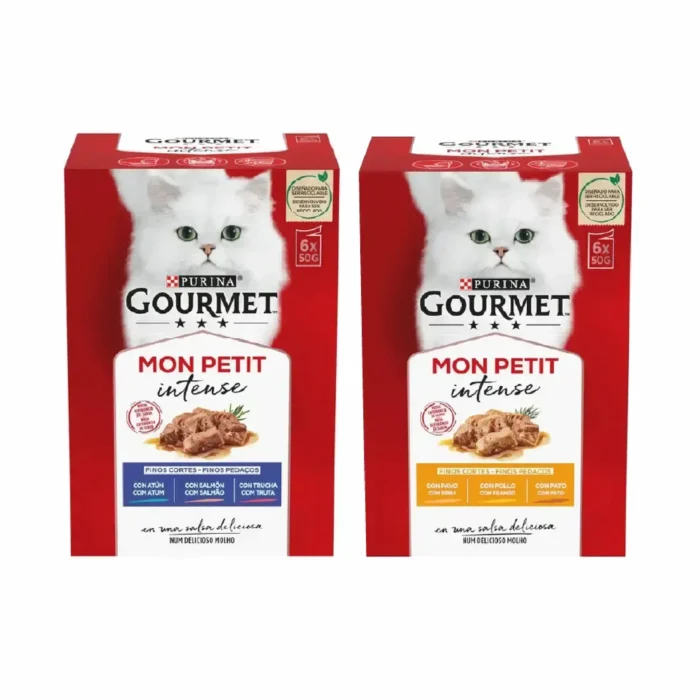 Ração Húmida para Gato Gourmet Mon Petit Intense Ração Húmida para Gato Gourmet Mon Petit Intense Gama
