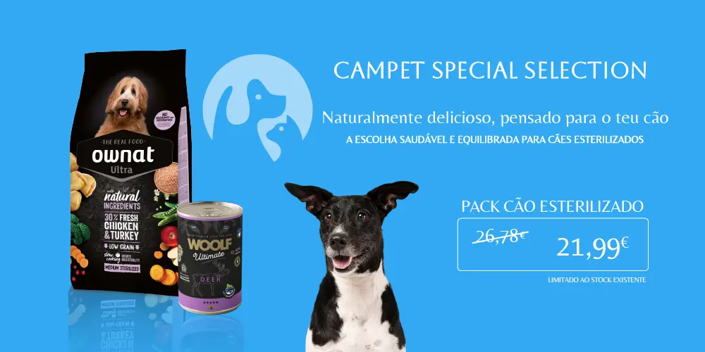 Campet Seleção Especial – Pack Natural para Cão Esterilizado