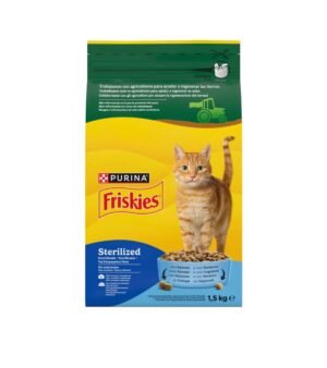 Ração para Gato Friskies Esterilizado Salmão e Atum