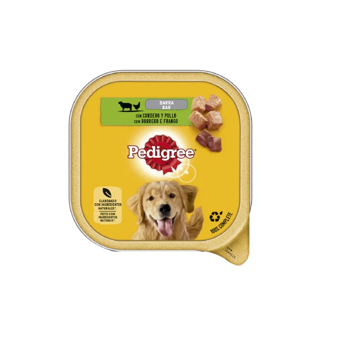 Ração Húmida para Cão Pedigree Borrego e Frango Terrina