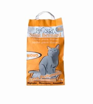 Areia para Gato Saint Bernard Perfumada