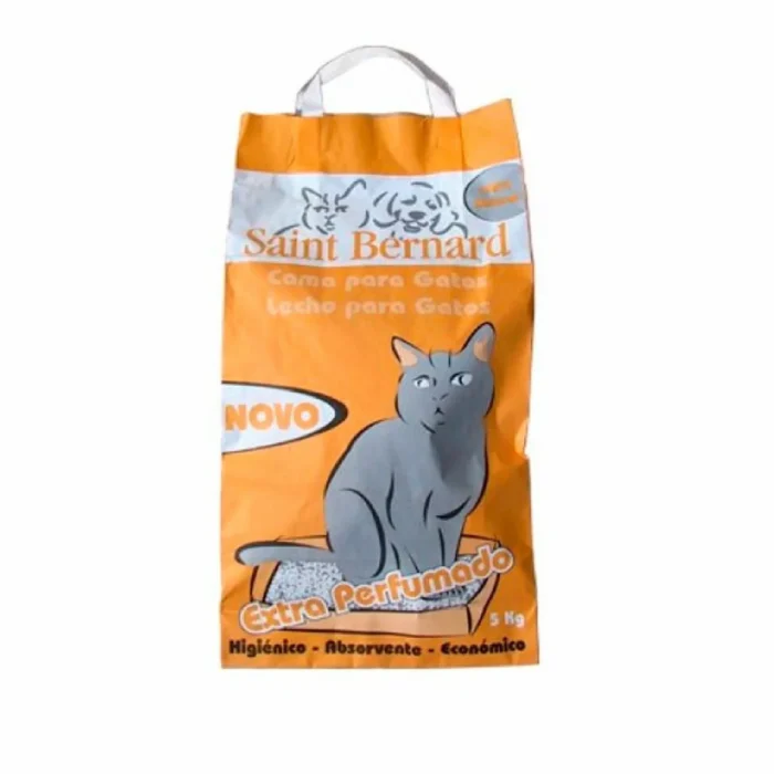 Areia para Gato Saint Bernard Perfumada Areia para Gato Saint Bernard Perfumada