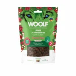 Woolf Semihúmido Cordeiro com Mirtilos Snack para Cão