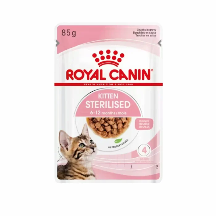 Ração Húmida para Gato Royal Canin Kitten Sterilised Gravy