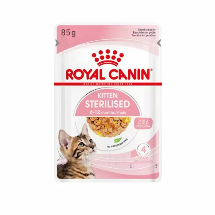 Ração Húmida para Gato Royal Canin Kitten Sterilised Jelly