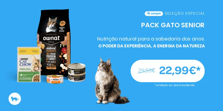 Campet Seleção Especial – Pack Natural para Gatos Senior