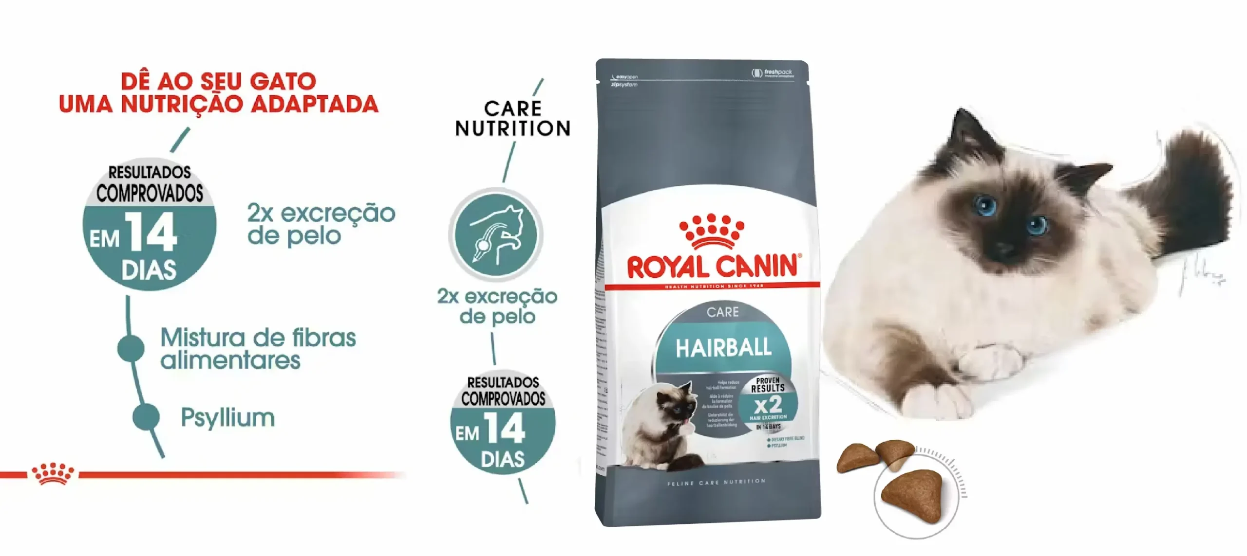Ração Seca para Gato Royal Canin Hairball Care_carateristicas