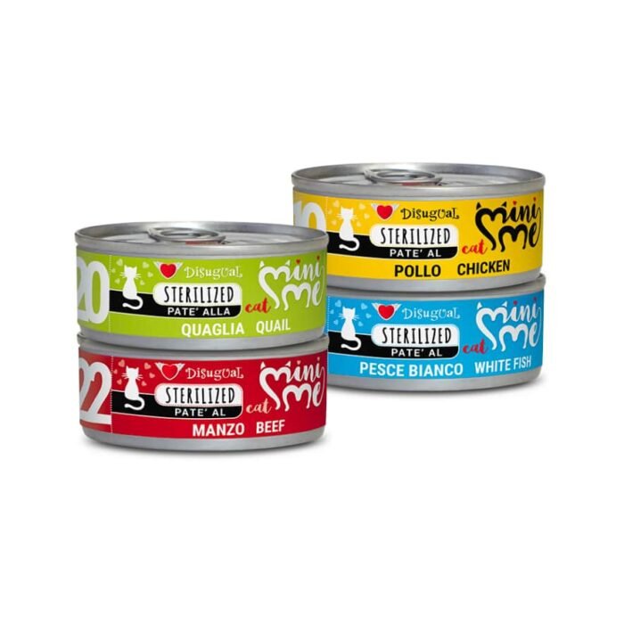 Disugual Mini Me Esterilizado Paté 85g Alimento Húmido para Gato
