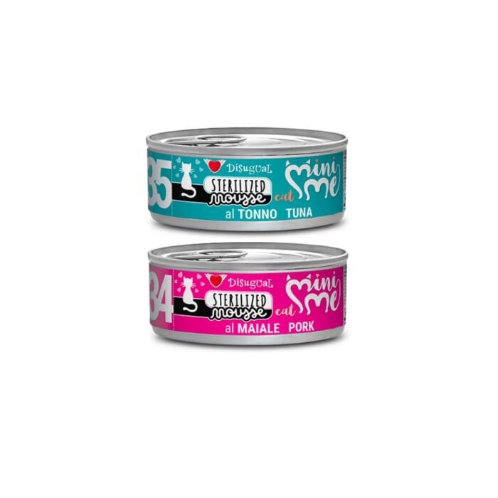 Disugual Mini Me Esterilizado Mousse 85 gr Alimento Húmido para Gato Disugual Mini Me Esterilizado Mousse 85 gr Alimento Húmido para Gato