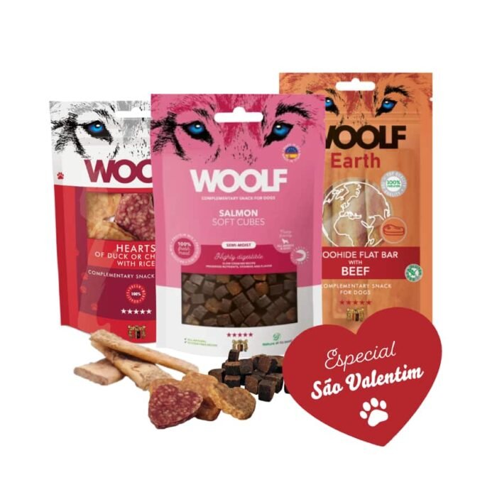Campet Seleção Especial – Pack São Valentim Woolf para Cão