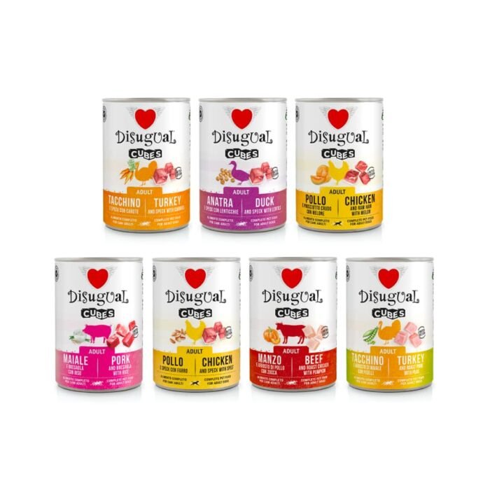 Disugual Cubes Adult 400gr Alimento Húmido para Cão