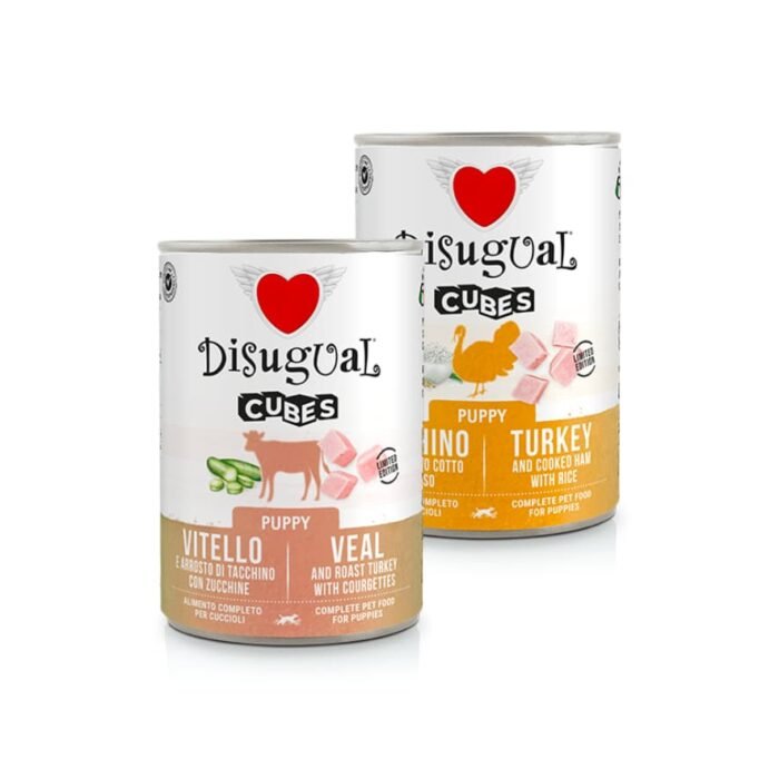 Disugual Cubes Puppy 400gr Alimento Húmido para Cão Júnior