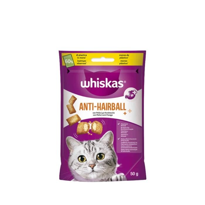 Whiskas Anti-Hairball Snack para Gato