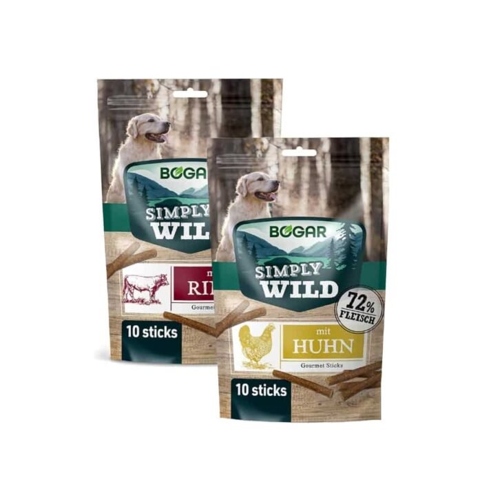 Bogar Simply Wild Gourmet Sticks 110gr Snack para Cão